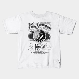 Fancy Sasquatch Marionberry Tea Kids T-Shirt